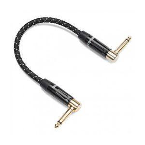 Tourtek Pro Woven Fabric Patch Cable with 2 Right Angle Connectors