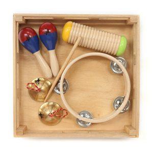 IQ Plus Professional Percussion Collection - Complete Music Set in Wooden Case