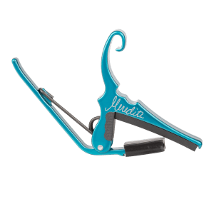 Kyser KG640 Meredith Signature Quick-Change Acoustic Guitar Capo - Candy Teal