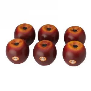 Remo Asia Fruit Style Hand Shakers - Large Apple (6-Piece Set)