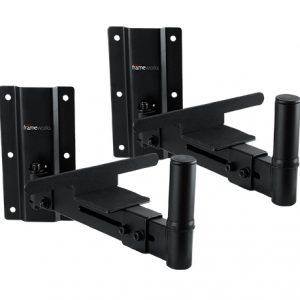 Gator Frameworks Adjustable Wall-Mountable Speaker Stands (Pair) - 100 lbs Capacity