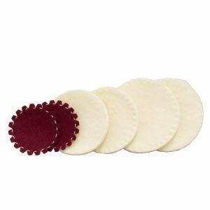 Innovative Percussion C-BT6 Replacement Felt Covers for BT-6 Bass Drum Mallets (Pair)