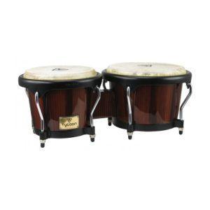 Artist Series Hand-Painted Brown Finish Bongos