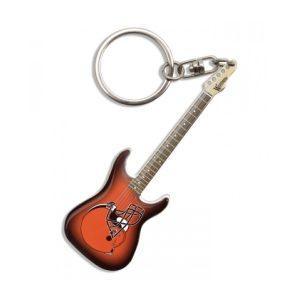 Cleveland Browns Electric Guitar Keychain