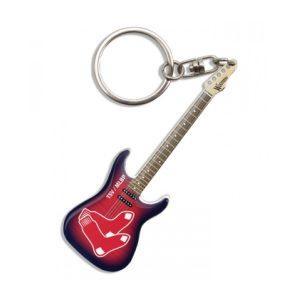 Boston Red Sox Electric Guitar Keychain