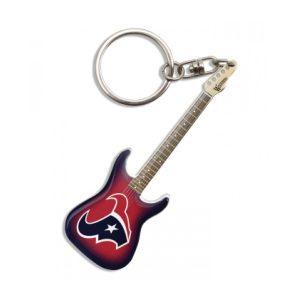 Houston Texans Electric Guitar Keychain