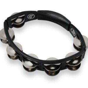 LP LP150 Cyclops Handheld Tambourine - Black With Steel Jingles