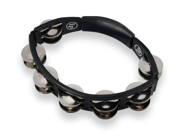 LP LP150 Cyclops Handheld Tambourine - Black With Steel Jingles