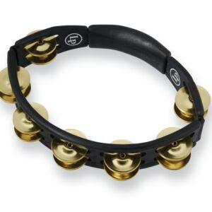 LP LP170 Cyclops Handheld Tambourine - Black With Brass Jingles