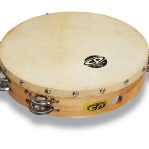 CP By LP CP380 10“ Handheld Double Row Headed Tambourine - Steel Jingles
