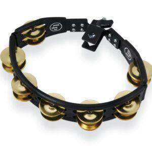 LP LP175 Cyclops Mounted Tambourine - Black With Brass Jingles