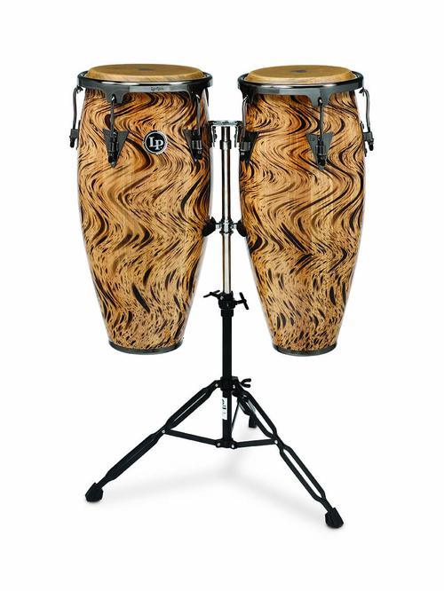 LP Aspire 10-Inch And 11-Inch Conga Set With Double Stand - Havana Café - Image 2