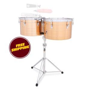LP LP258-BZ 15“ And 16” Tito Puente Thunder Timbales - Bronze