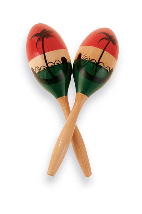 Latin Percussion Cosmic Percussion Medium Wood Maracas - Image 2