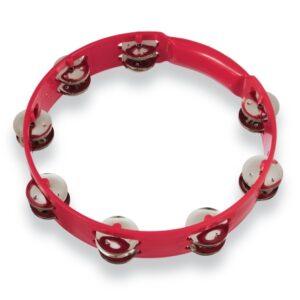 Lp Lpa191 Aspire 10-Inch Red Tambourine With Steel Jingles