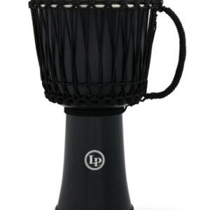 Lp 10-Inch Rope Tuned Circle Djembe With Perfect-pitch Head - Black