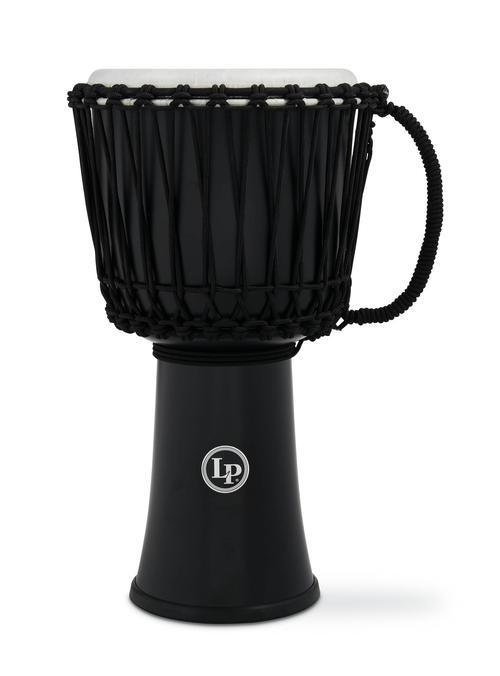 Lp 10-Inch Rope Tuned Circle Djembe With Perfect-pitch Head - Black - Image 2