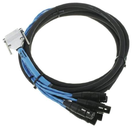 DB25-XLRF Digisnake 12'
