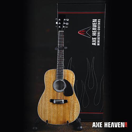 Axe Heaven Natural Finish Acoustic Model Miniature Guitar Replica - Image 2