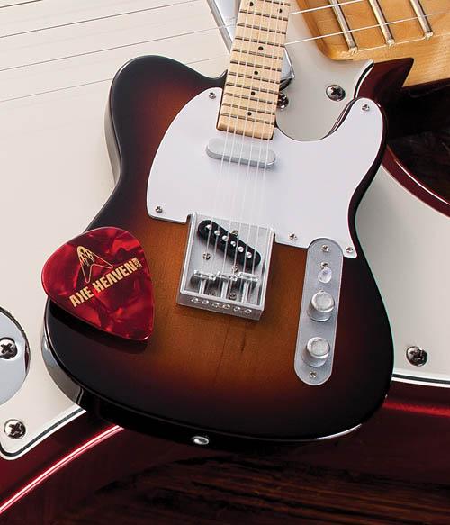 Fender Telecaster Miniature Replica - Sunburst Finish - Image 3