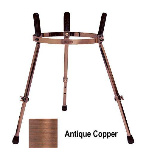 12 1/2“ Master Series Single Conga Stand - Antique Copper Finish - Image 2