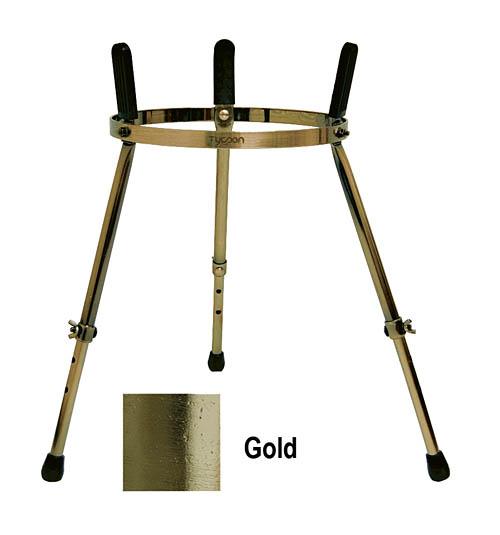 11“ Master Series Single Conga Stand - Gold Finish - Image 2