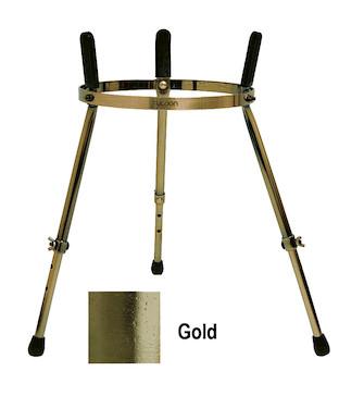 12 3/4“ Master Series Single Conga Stand - Gold Finish