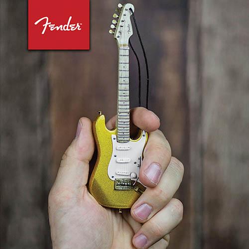 Fender Gold '50s Strat – 6″ Holiday Ornament - Image 2