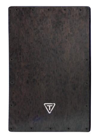 35 Roundback Series Cajon Black Makah Burl Replacement Front Plate