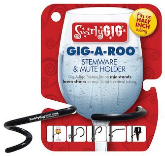 Swirlygig Mute Or Stemware Holder For Half Inch