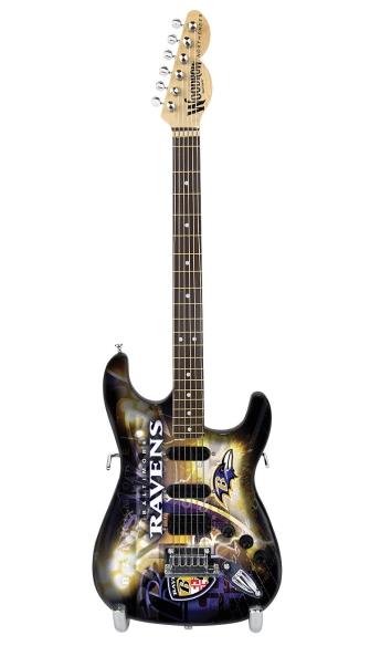 Baltimore Ravens 10“ Collectible Mini Guitar