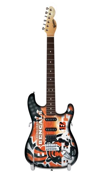 Cincinnati Bengals 10“ Collectible Mini Guitar