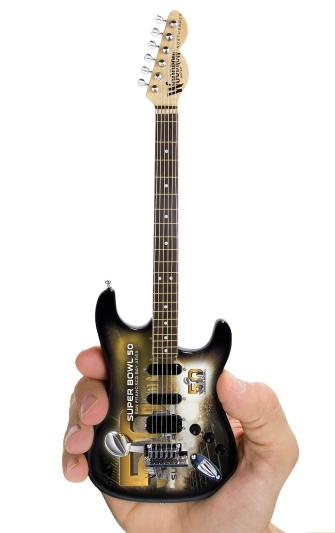 Super Bowl 50 10“ Collectible Mini Guitar