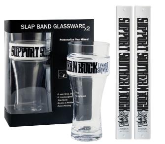 Lynyrd Skynyrd 2-pack Slap Band Pint Size Glassware – Southern Rock