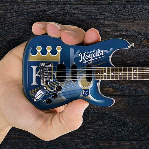 Kansas City Royals 10“ Collectible Mini Guitar - Image 2