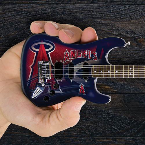 Los Angeles Angels 10“ Collectible Mini Guitar - Image 2