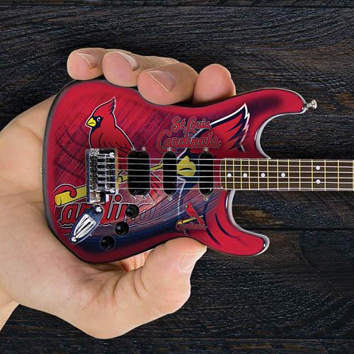 St. Louis Cardinals 10“ Collectible Mini Guitar - Image 2