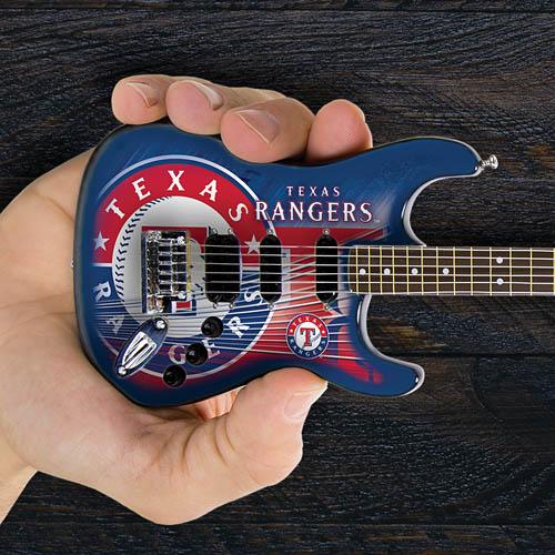 Texas Rangers 10“ Collectible Mini Guitar - Image 2