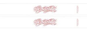 Aerosmith 2 Pack White Slap Band W/red Logo