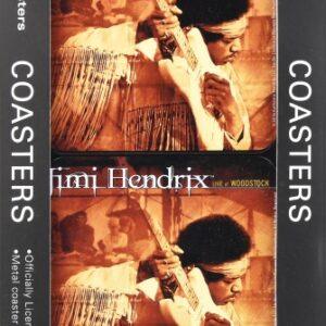 Jimi Hendrix – Live At Woodstock 6-piece Tin Coaster Set