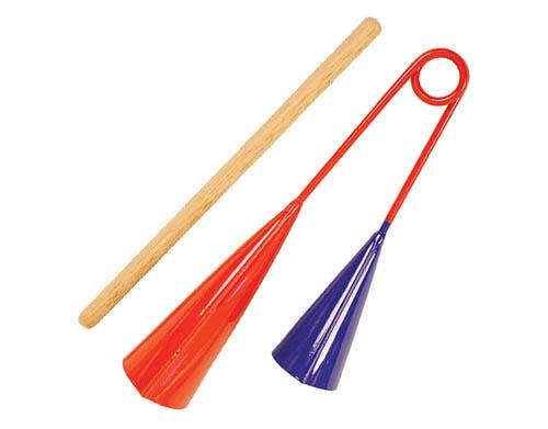 Boomba Bell Double Bell with Wooden Beater - Image 2