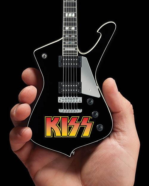 Officially Licensed Kiss Logo Paul Stanley Iceman International Mini Guitar - Image 2