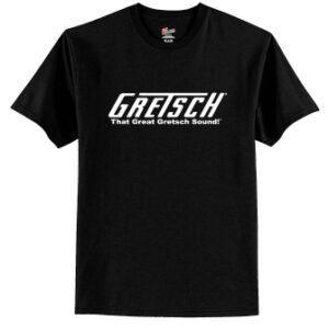 Gretsch Drums Black T-Roof Logo Tee
