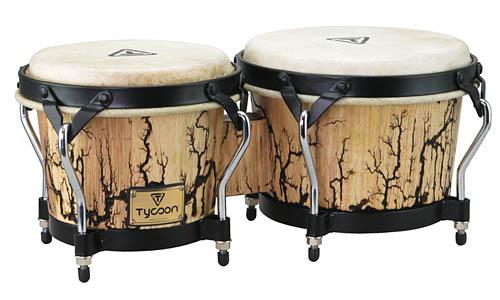 Tycoon Percussion 7" & 8.5" Bongos with Willow Finish - Image 2