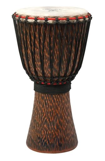 Tycoon Supremo Select Chiseled Orange Series 10″ Djembe