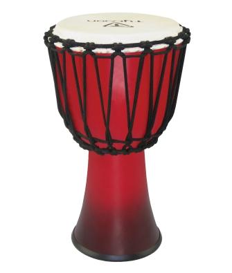 Tycoon 8" Fiberglass Shell Rope-tuned Djembe - Wine Red Finish