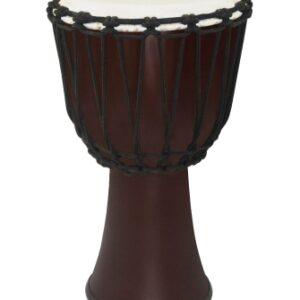Tycoon 8" Fiberglass Shell Rope-tuned Djembe - Dark Brown Finish