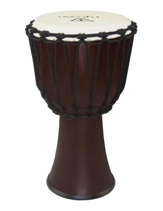 Tycoon 8" Fiberglass Shell Rope-tuned Djembe - Dark Brown Finish