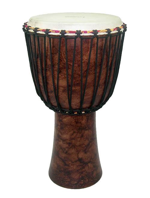 Tycoon 10" Rope-Tuned Djembe, Brown Marble - Image 2