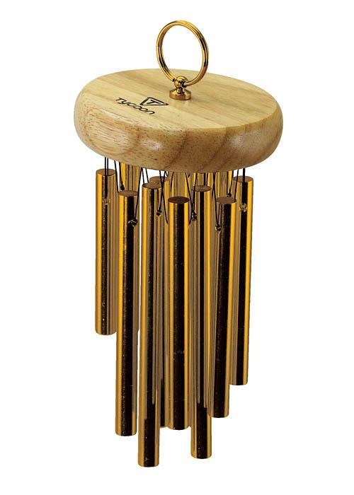 Tycoon 12 Gold-plated Chimes on Siam Oak Bar - Image 2